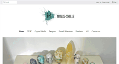 Desktop Screenshot of manus-skulls.com