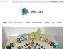 Tablet Screenshot of manus-skulls.com